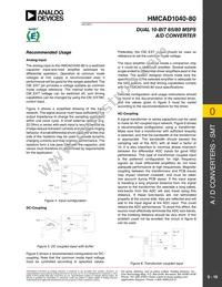 HMCAD1040-80 Datasheet Page 10