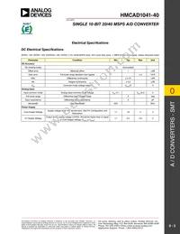 HMCAD1041-40 Datasheet Page 2