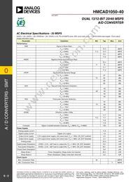 HMCAD1050-40 Datasheet Page 3