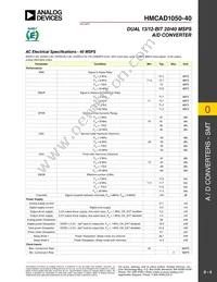 HMCAD1050-40 Datasheet Page 4