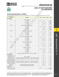 HMCAD1050-80 Datasheet Page 4