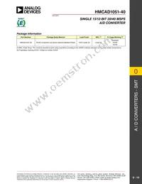 HMCAD1051-40 Datasheet Page 14