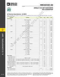 HMCAD1051-80 Datasheet Page 3