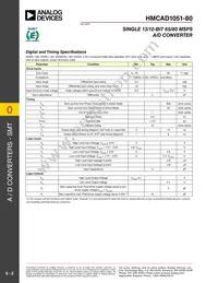 HMCAD1051-80 Datasheet Page 5