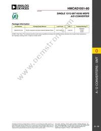 HMCAD1051-80 Datasheet Page 14