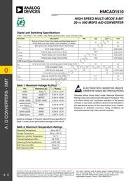 HMCAD1510 Datasheet Page 5