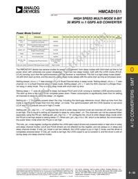 HMCAD1511TR Datasheet Page 22