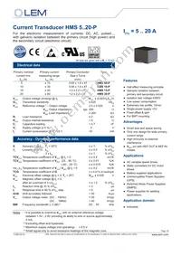 HMS 15-P Datasheet Cover