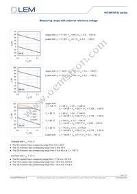 HO 15-NP/SP33-1000 Datasheet Page 11