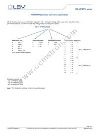 HO 15-NP/SP33-1000 Datasheet Page 15