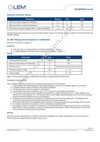 HO 15-NSM/SP33-1000 Datasheet Page 2
