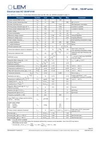 HO 150-NP Datasheet Page 6