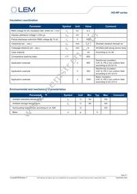 HO 25-NP-0000 Datasheet Page 3