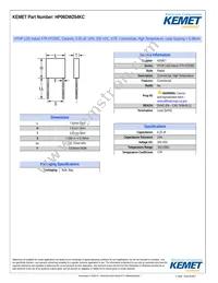 HP06DW254KC Datasheet Cover