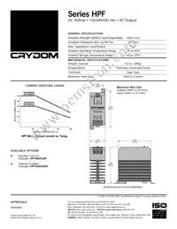 HPF480D30R Datasheet Page 2