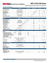 HPQ-12/25-D48NBL1-C Datasheet Page 3