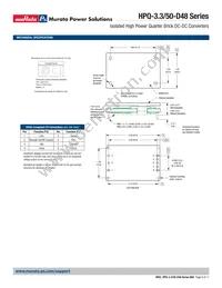 HPQ-3.3/50-D48N-C Datasheet Page 8