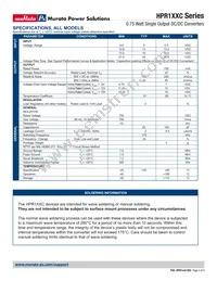 HPR102C Datasheet Page 2