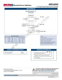 HPR117VC Datasheet Page 4