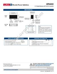 HPR405C Datasheet Page 4