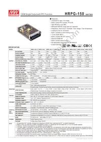 HRPG-150-48 Datasheet Cover