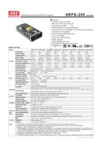 HRPG-200-36 Datasheet Cover