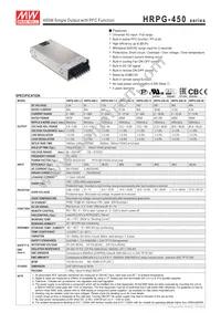 HRPG-450-15 Datasheet Cover