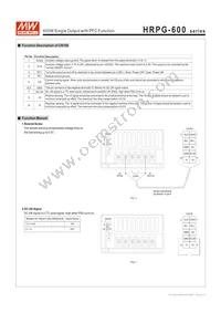 HRPG-600-7.5 Datasheet Page 3
