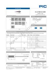 HS-2210M-02-0300 Datasheet Cover