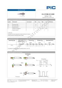 HS-2210M-02-0300 Datasheet Page 3