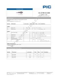HS-2210M-03-0300 Datasheet Page 2