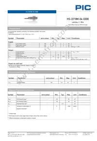 HS-2210M-04-0300 Datasheet Page 2