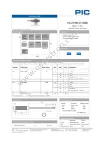 HS-2212M-01-0300 Datasheet Cover