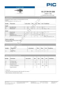 HS-2212M-05-0300 Datasheet Page 2