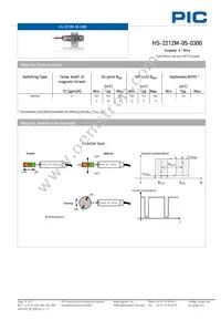 HS-2212M-05-0300 Datasheet Page 3