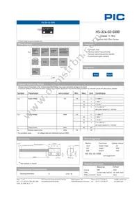 HS-324-03-0300 Datasheet Cover