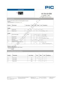 HS-324-03-0300 Datasheet Page 2