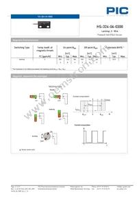 HS-324-04-0300 Datasheet Page 3