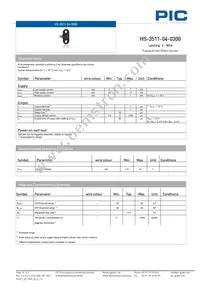 HS-3511-04-0300 Datasheet Page 2