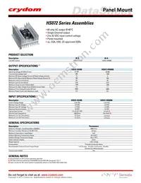 HS072-HD6090 Datasheet Cover
