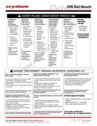 HS201DR-CC2425W3U Datasheet Page 3