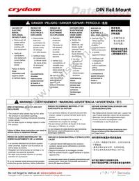 HS501DR-HD6025 Datasheet Page 3