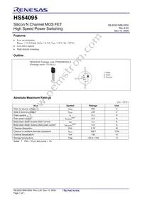 HS54095TZ-E Datasheet Page 3