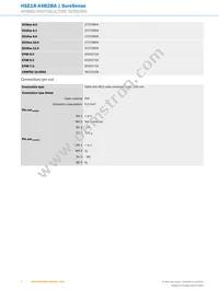 HSE18-A4B2BA Datasheet Page 4