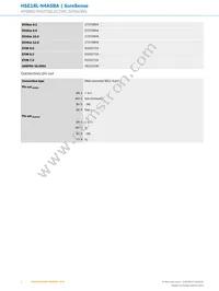 HSE18L-N4A5BA Datasheet Page 4