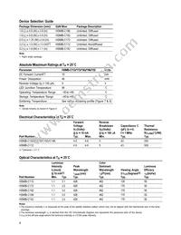 HSMB-C192 Datasheet Page 4