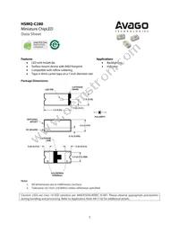 HSMQ-C280 Datasheet Cover