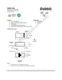 HSMR-C280 Datasheet Cover