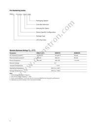 HSMZ-A400-U80M1 Datasheet Page 3