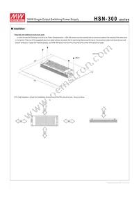 HSN-300-5B Datasheet Page 3